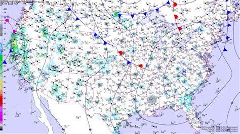 Weather Surface Map