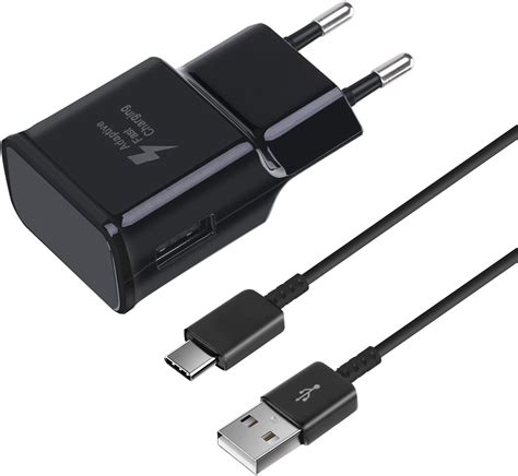 USB Ladegerät mit Ladekabel USB C Schnellladekabel für Samsung Galaxy