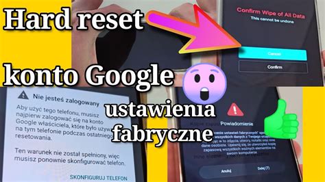 Jak zresetować telefon wyczyścić dane przywrócić ustawienia fabryczne