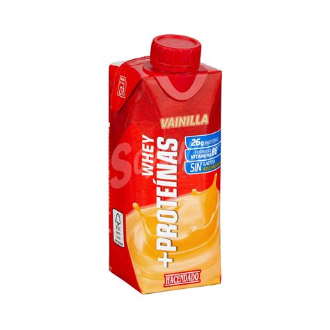 Hacendado Batido Sabor Vainilla Proteinas Brick 330 Ml