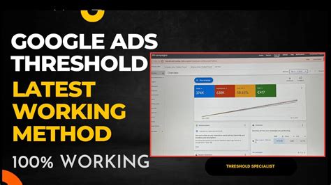 Google Ads Threshold New Method Updated Youtube