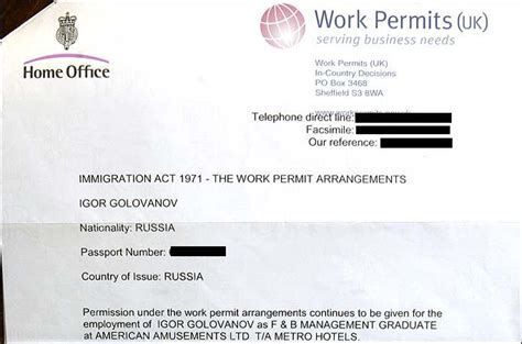 How To Get A Uk Work Permit