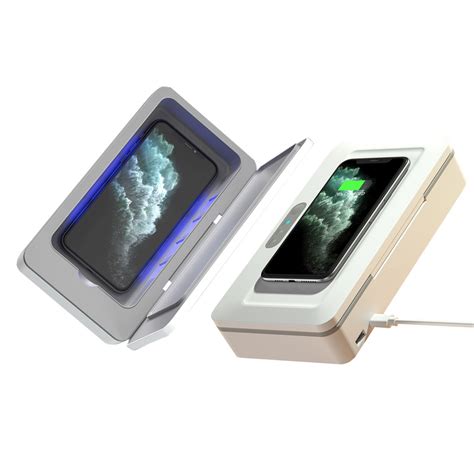 China Mobile Phone Sterilizer Uv Sterilizer Box With Wireless Charger