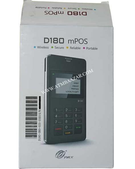 Pax D180 Mpos Blank Micro Atm Device For Bank Csp Metal And Plastic B