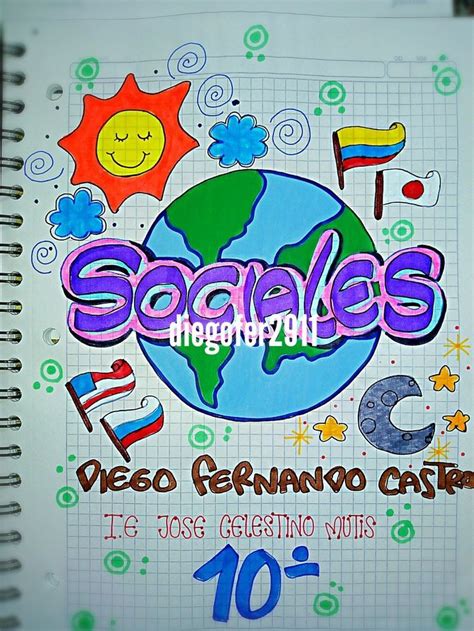 De Regreso A Clases🖍📚 Back To School Sociales Portada De Cuaderno De Ciencias