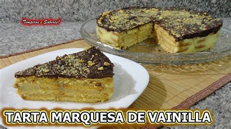 TARTA MARQUESA DE VAINILLA CON COBERTURA DE CHOCOLATE ESPECIAL DIA DE