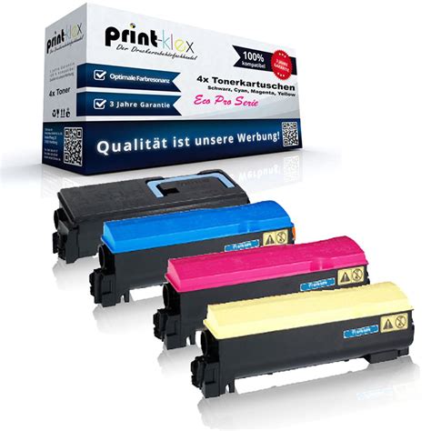 4x Tonerkartuschen für Utax CLP 3635 Black Cyan Magenta Yellow Eco