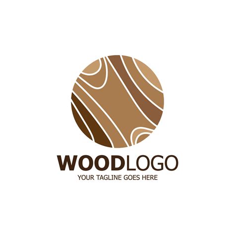 wood logo based design vector template 21870814 Vector Art at Vecteezy