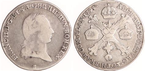 Österreich 1 4 Kronentaler 1795 B Franz II I 1792 1835 F VF MA Shops