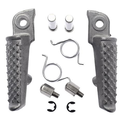 1Pair Motorcycle Aluminum Front Footrest Motorbike Foot Pegs Foot Rests