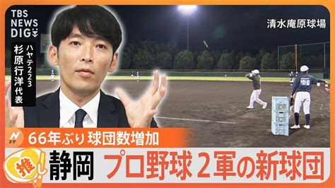 プロ野球2軍リーグの新球団誕生へ、“ドラフト指名漏れ”の光に？ 本拠地は清水庵原球場、課題も【ゲキ推しさん】 Tbs News Dig