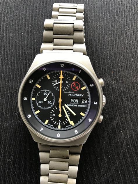 Orfina Porsche Design Military 3H Chronograph Ref 7177 Voor 4 713