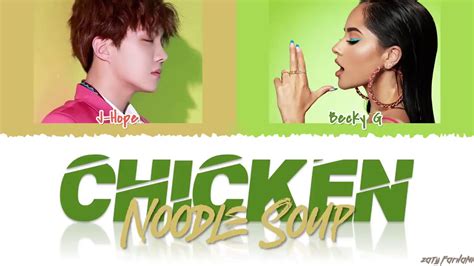 Chicken Noodles Soup By Jhope And Becky G With Lyric Youtube