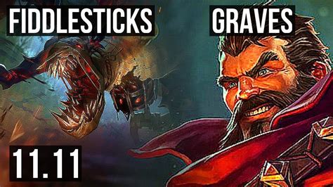 Fiddlesticks Vs Graves Jungle 608 25m Mastery 800 Games Dominating Kr Master V11