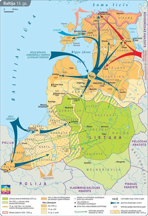 Northern Crusades Xiii Cnt Mappe Cavalieri Storia