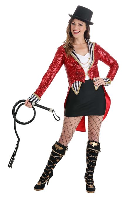 Sexy Sequin Ringmaster Womens Costume