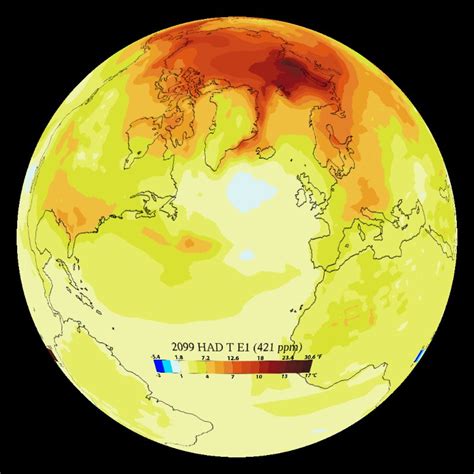 Climate Model Temperature Change Hadley E Dataset