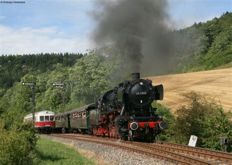 Der Wtb Mit Ihrem Dampfzug Nach Zollhaus Blumberg Bei Der