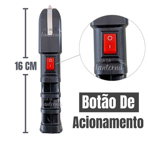 Lanterna De Choque Defesa Pessoal Taser Dyp 928 Type 15 000 Kw