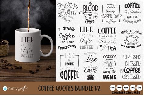 Coffee Quotes SVG Bundle Vol 1