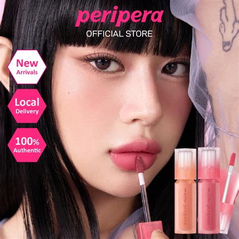 Peripera Over Blur Tint Lip Tint Matte Finish Blur Lip Tint Long