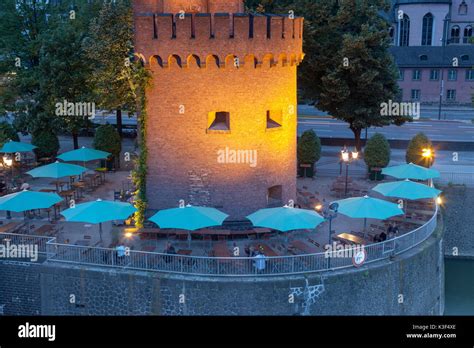 Malakoffturm Tower In The Rheinauhafen Rheinau Harbour In Cologne