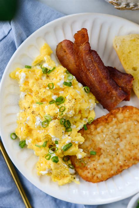 Scrambled Eggs With Cottage Cheese Simply Scratch