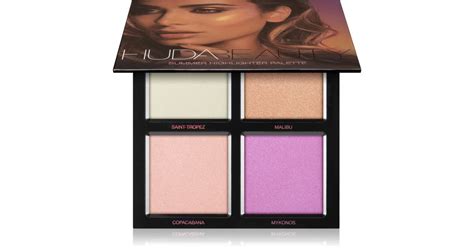 Huda Beauty 3D Summer Highlighter Palette D Enlumineurs Notino Fr