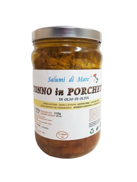 Porchetta Di Tonno In Olio Di Oliva Kg Salumi Di Mare L