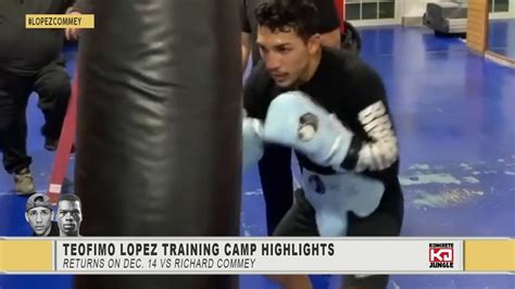 Teofimo Lopez Training Highlights For Richard Commey Championship Fight Youtube