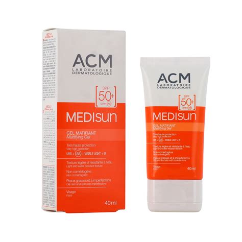 ACM Medisun Gel Matifiant SPF 50 Flacon 40ml