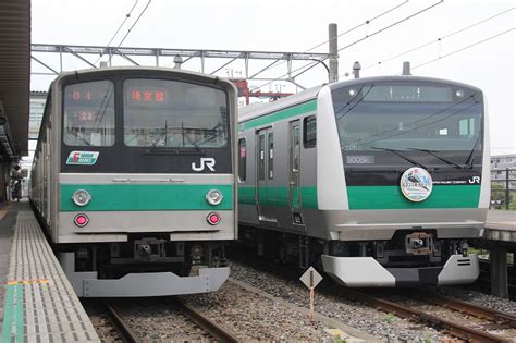 E233系7000番台「埼京線」運行開始 In指扇・大宮駅 わらよのブログ