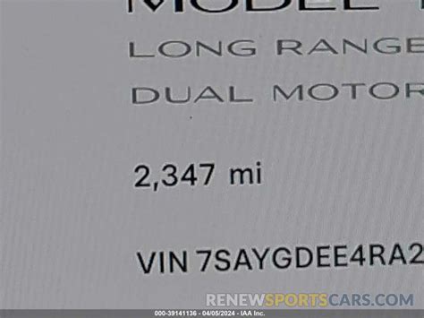 Vin History 7saygdee4ra214837 Price History 2024 Tesla Model Y