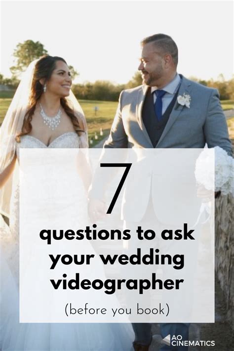 Learn The 7 Questions You Must Ask Before Booking Your Videographer