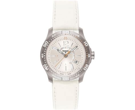 Traser Ladytime Silver Leather Helveti Eu