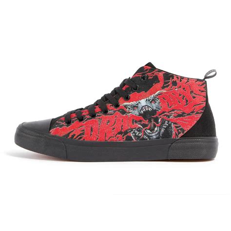 Akedo X Game Of Thrones Fire And Blood All Black Signature High Top