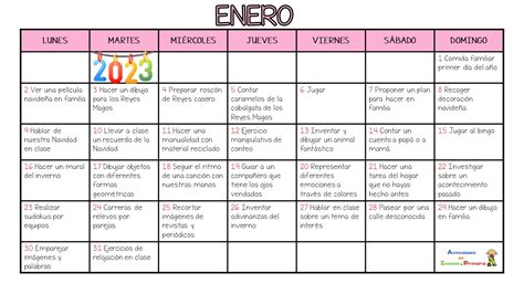 Calendario De Inteligencias Múltiples Adaptado A Infantil Octubre 2022