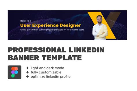 Professional LinkedIn Banner Design - Boost Your Profile | Figma