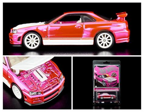 Hot Wheels Rlc Nissan Skyline R Pink Hobbies Toys Toys Games On