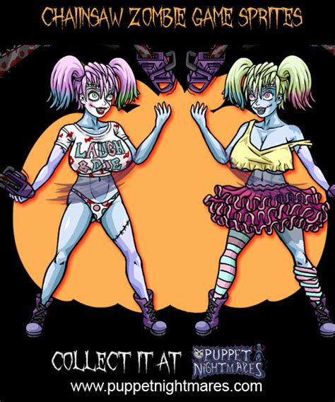 Chainsaw Zombie Juggle Game Sprite By Phoenixignis Hentai Foundry