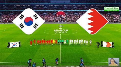 South Korea Vs Bahrain Afc Asian Cup 2023 Qatar Full Match All Goals Pes Gameplay Youtube