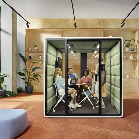 Acoustic Office Pod Hushfreel Mikomax Smart Office With Glass