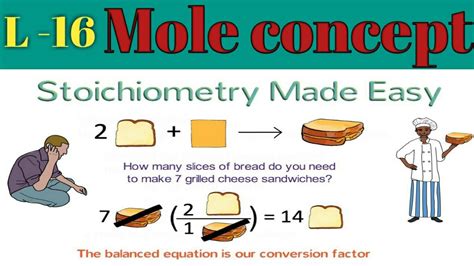 Stoichiometry And Mole Mole Concept Youtube