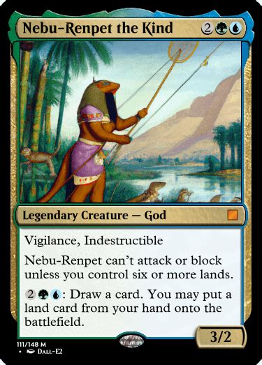 Simple Amonkhet God Design Rcustommagic