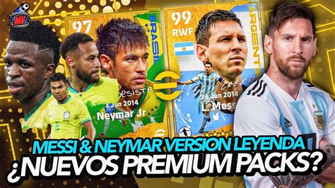 Se Filtran Los Packs De Messi Neymar En Efootball Ya Llega La