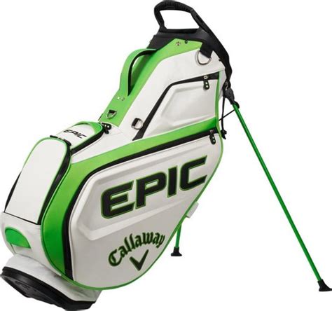 Callaway Epic Golf Tour Staff Standbag Wit Groen Bol