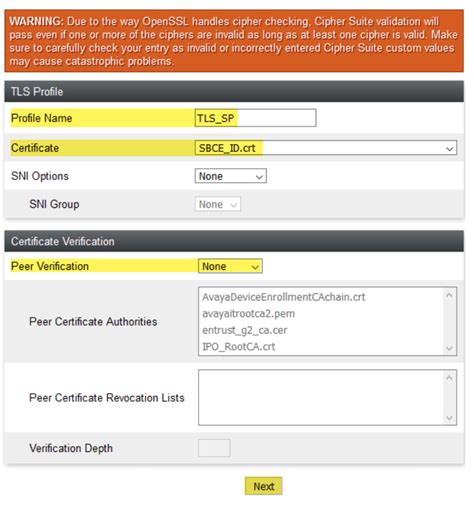 ASBCE And IPO Certificates Avaya IP Office Tek Tips