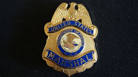 Obsolete Badge United States Marshal Badge Ike Marshal Badge United