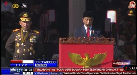 Puncak Hari Bhayangkara Ke Presiden Ri Minta Polri Kedepankan