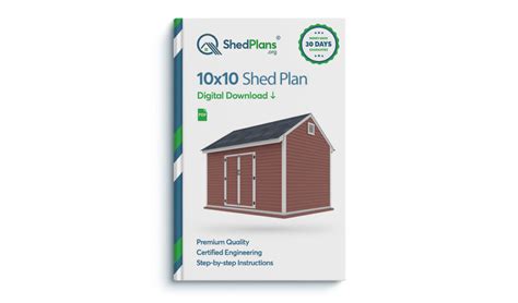 10x10 Storage Shed Plan - Shedplans.org